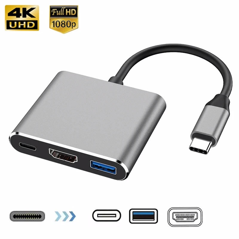 3 In 1 Type-c to Hdmi